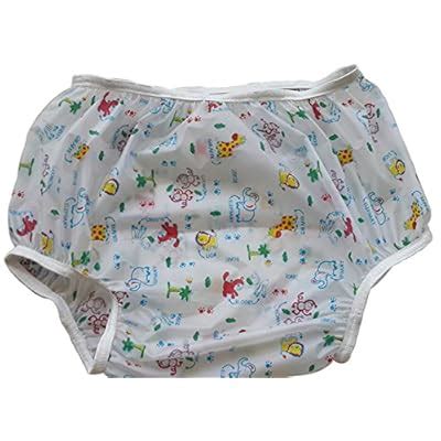 Jungle Friends Nursery Print Adult Pullon Plastic Pants